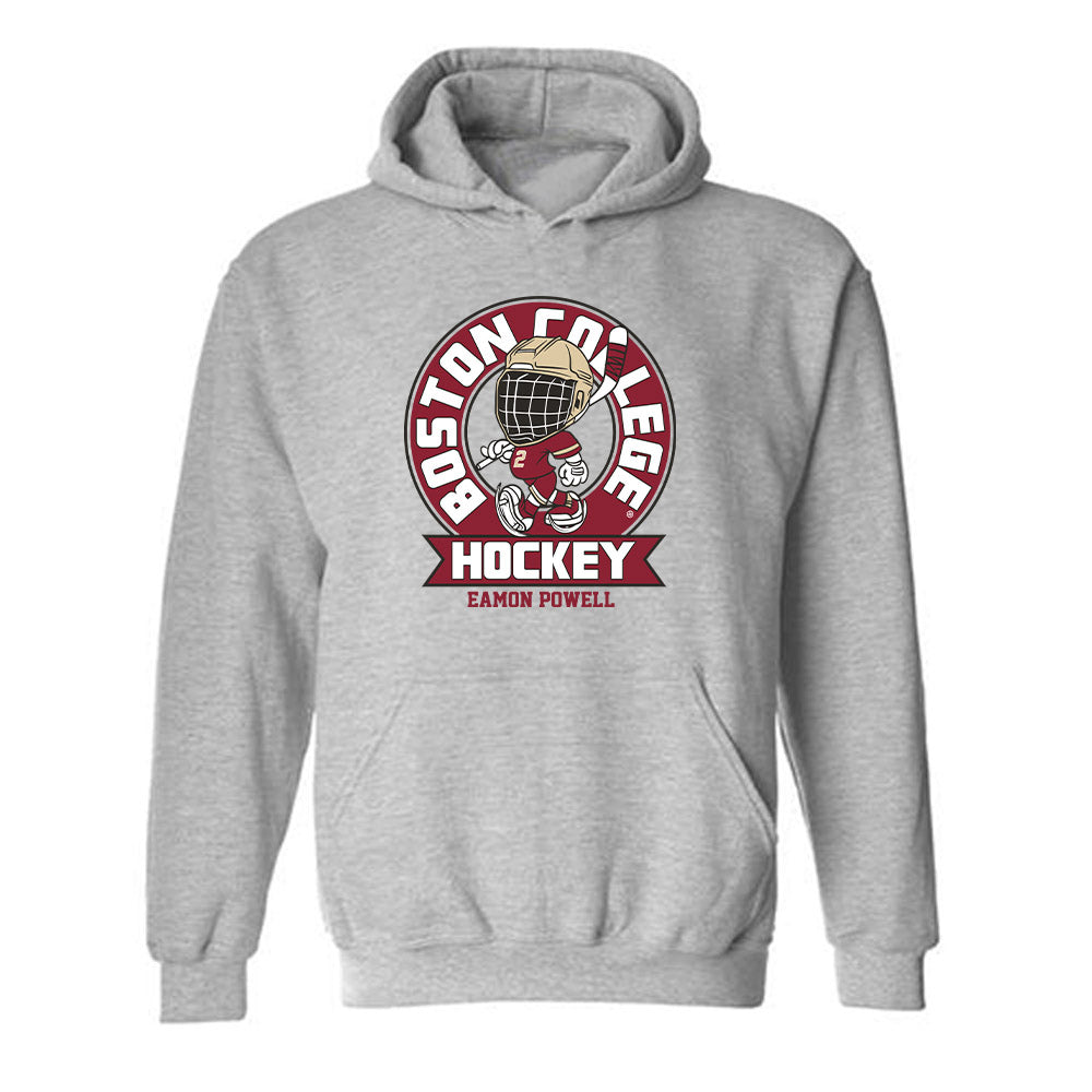 Boston College - NCAA Men's Ice Hockey : Eamon Powell - Hooded Sweatshirt Fashion Shersey