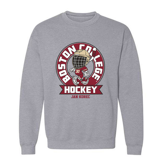 Boston College - NCAA Men's Ice Hockey : Jan Korec - Crewneck Sweatshirt-0