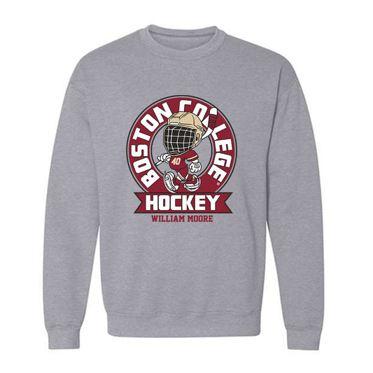 Boston College - NCAA Men's Ice Hockey : William Moore - Crewneck Sweatshirt-0