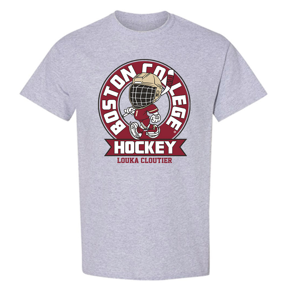 Boston College - NCAA Men's Ice Hockey : Louka Cloutier - T-Shirt-0
