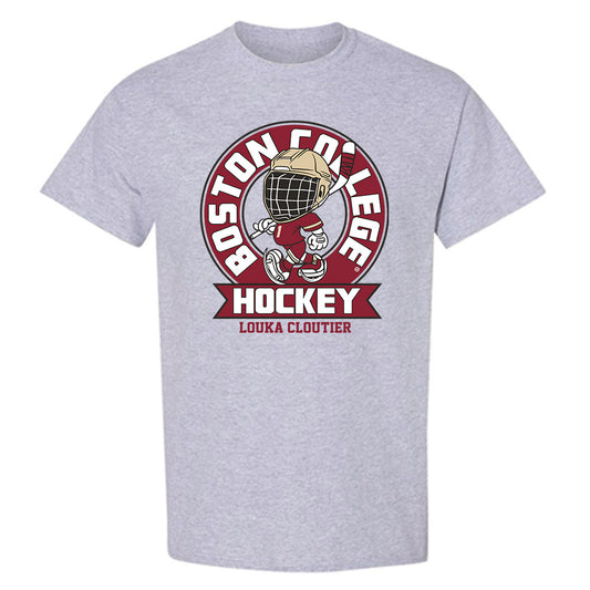 Boston College - NCAA Men's Ice Hockey : Louka Cloutier - T-Shirt-0