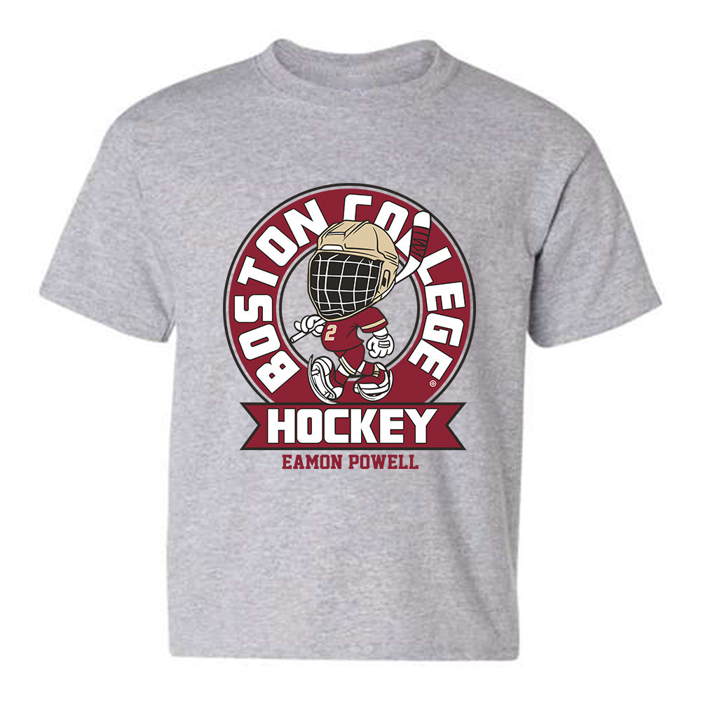 Boston College - NCAA Men's Ice Hockey : Eamon Powell - Youth T-Shirt Fashion Shersey