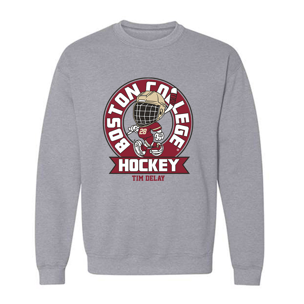 Boston College - NCAA Men's Ice Hockey : Tim Delay - Crewneck Sweatshirt Fashion Shersey