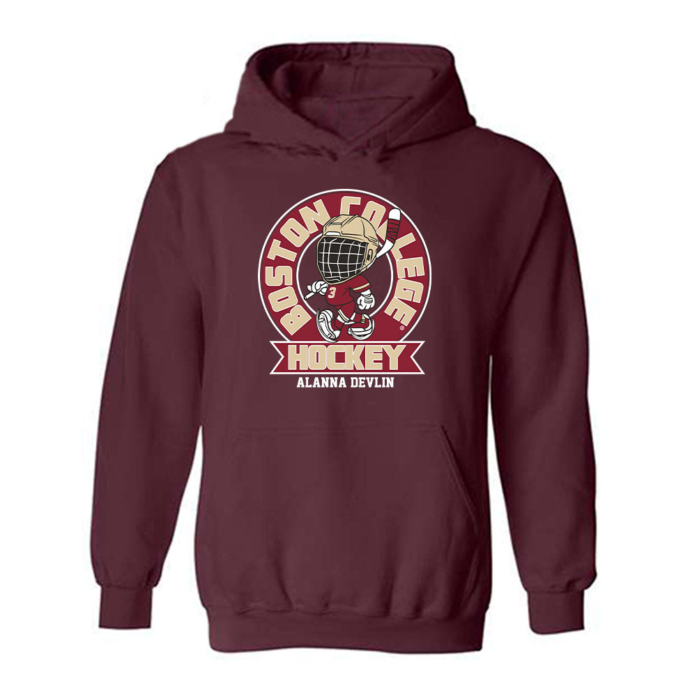 Boston College - NCAA Women's Ice Hockey : Alanna Devlin - Hooded Sweatshirt