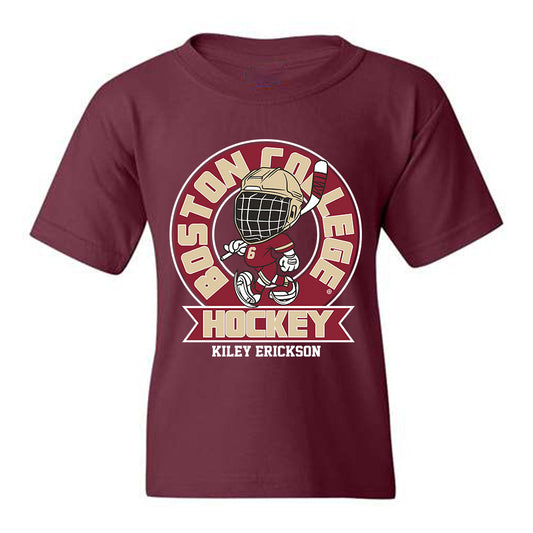 Boston College - NCAA Women's Ice Hockey : Kiley Erickson - Youth T-Shirt Fashion Shersey