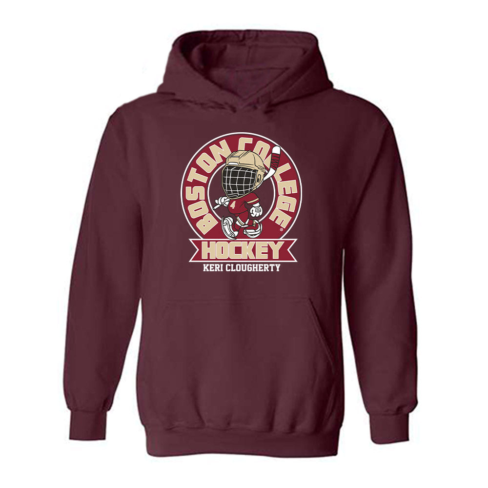 Boston College - NCAA Women's Ice Hockey : Keri Clougherty - Hooded Sweatshirt Fashion Shersey