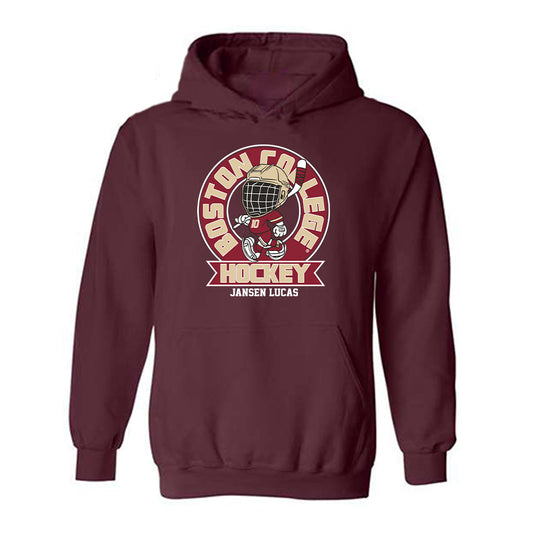 Boston College - NCAA Women's Ice Hockey : Jansen Lucas - Fashion Shersey Hooded Sweatshirt-0