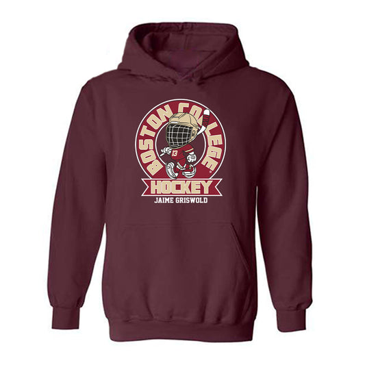 Boston College - NCAA Women's Ice Hockey : Jaime Griswold - Fashion Shersey Hooded Sweatshirt-0