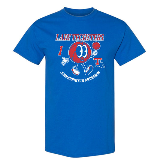LA Tech - NCAA Men's Basketball : Jermaurhiyun Anderson - Fashion Shersey T-Shirt-0