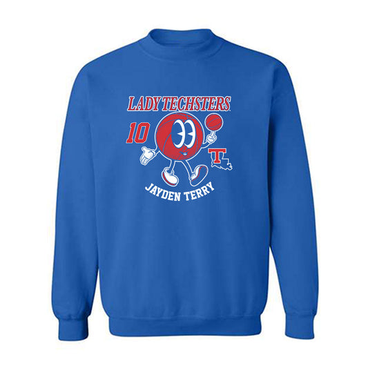 LA Tech - NCAA Women's Basketball : Jayden Terry - Fashion Shersey Crewneck Sweatshirt-0
