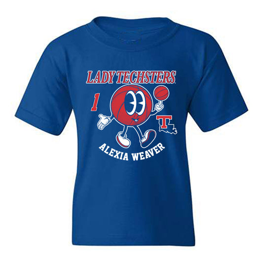 LA Tech - NCAA Women's Basketball : Alexia Weaver - Fashion Shersey Youth T-Shirt-0