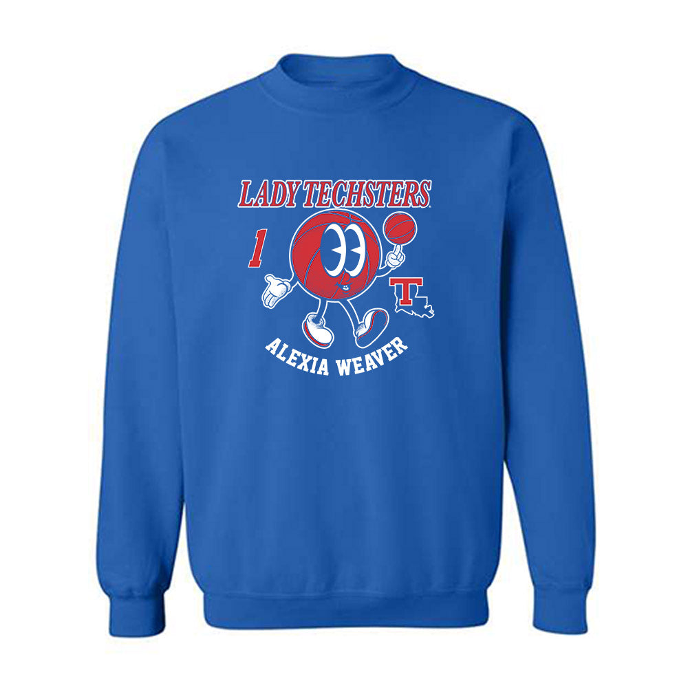 LA Tech - NCAA Women's Basketball : Alexia Weaver - Fashion Shersey Crewneck Sweatshirt-0