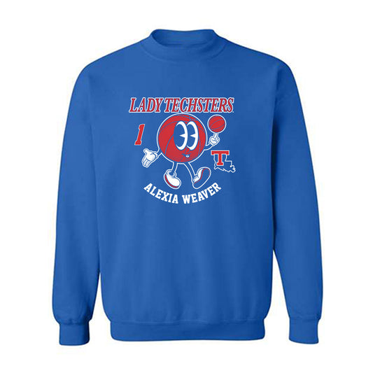 LA Tech - NCAA Women's Basketball : Alexia Weaver - Fashion Shersey Crewneck Sweatshirt-0