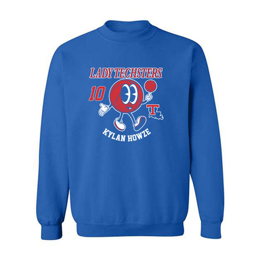 LA Tech - NCAA Men's Basketball : Kylan Howze - Fashion Shersey Crewneck Sweatshirt-0