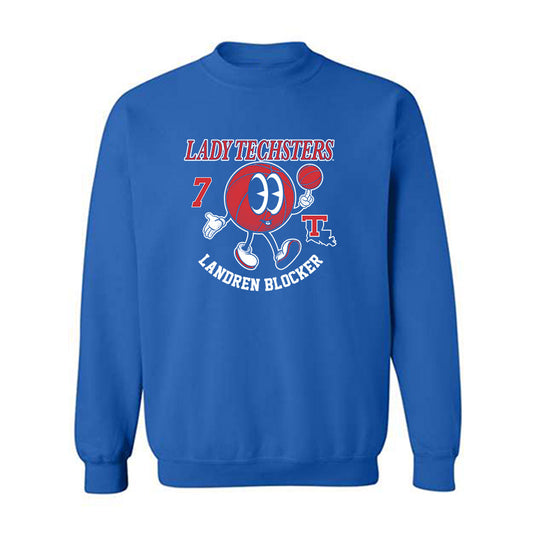 LA Tech - NCAA Men's Basketball : Landren Blocker - Fashion Shersey Crewneck Sweatshirt