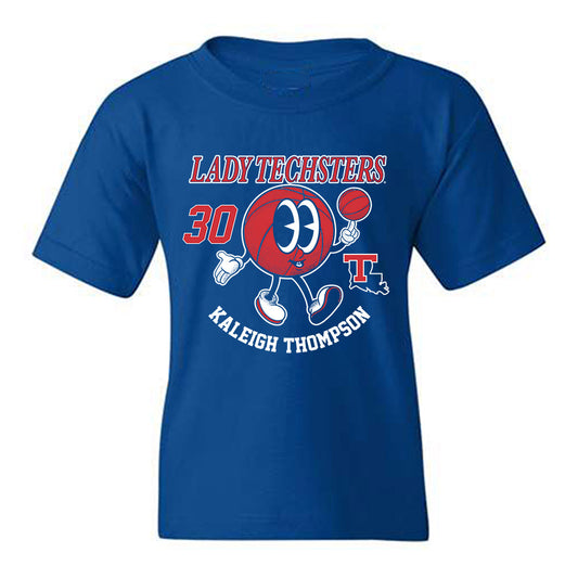LA Tech - NCAA Women's Basketball : Kaleigh Thompson - Fashion Shersey Youth T-Shirt-0