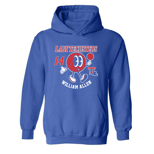 LA Tech - NCAA Men's Basketball : William Allen - Fashion Shersey Hooded Sweatshirt