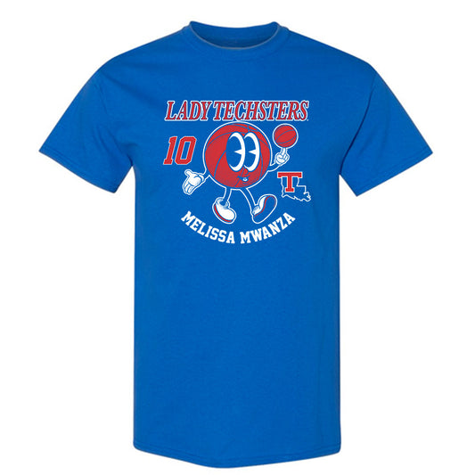 LA Tech - NCAA Women's Basketball : Melissa Mwanza - Fashion Shersey T-Shirt-0