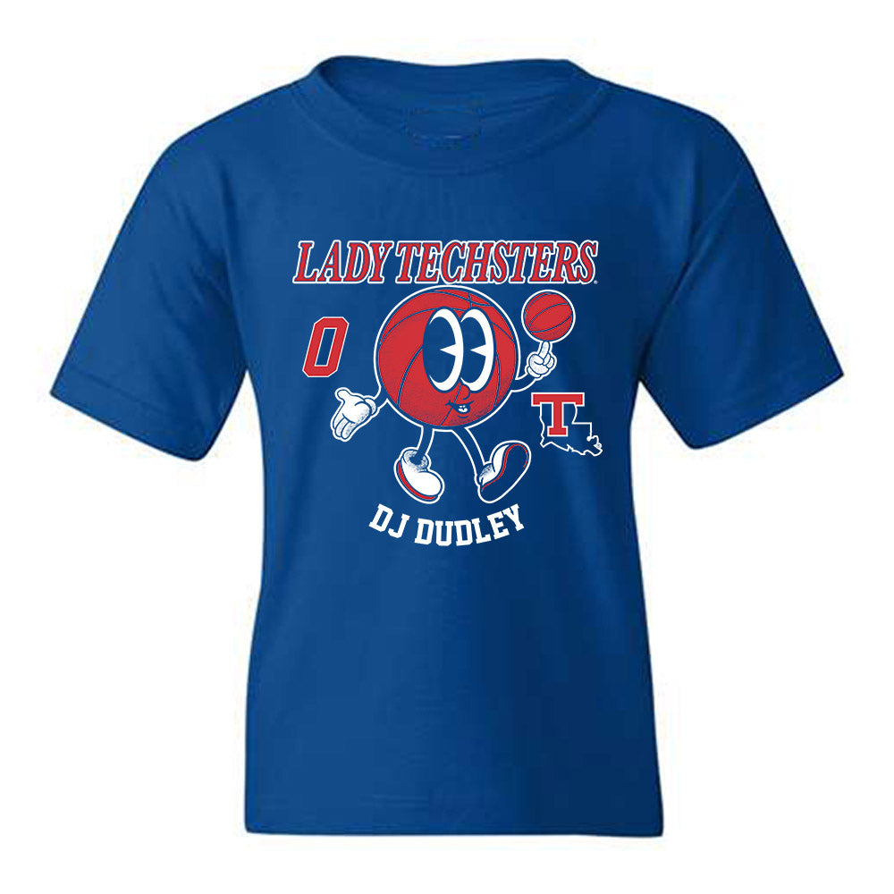 LA Tech - NCAA Men's Basketball : DJ Dudley - Fashion Shersey Youth T-Shirt-0