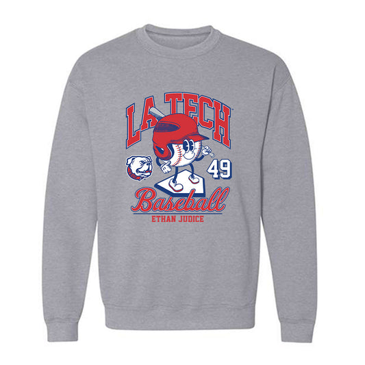 LA Tech - NCAA Baseball : Ethan Judice - Fashion Shersey Crewneck Sweatshirt-0