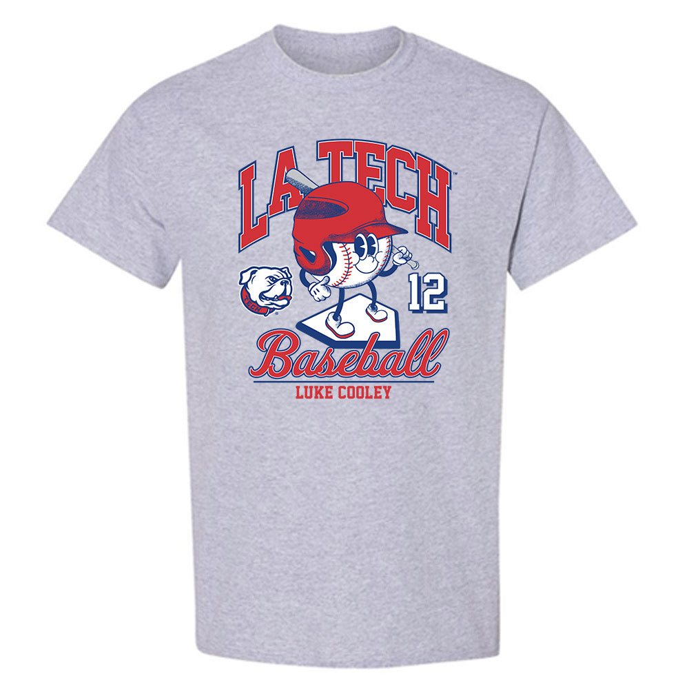 LA Tech - NCAA Baseball : Luke Cooley - Fashion Shersey T-Shirt-0