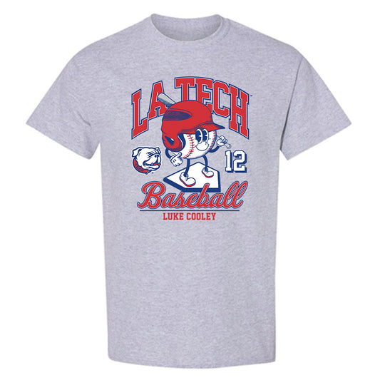 LA Tech - NCAA Baseball : Luke Cooley - Fashion Shersey T-Shirt-0
