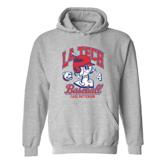 LA Tech - NCAA Baseball : Cade Patterson - Fashion Shersey Hooded Sweatshirt-0