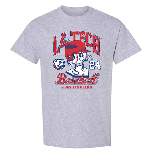 LA Tech - NCAA Baseball : Sebastian Mexico - Fashion Shersey T-Shirt-0