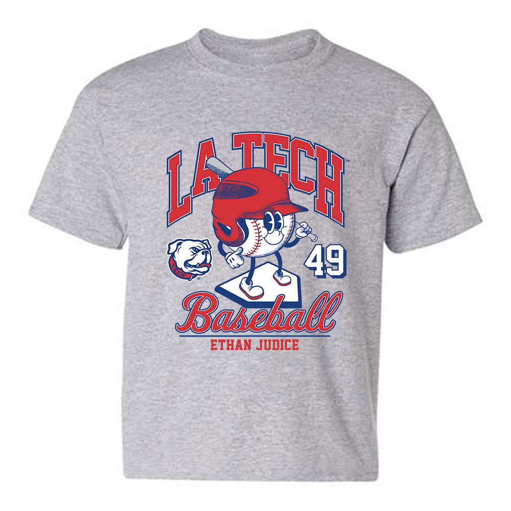 LA Tech - NCAA Baseball : Ethan Judice - Fashion Shersey Youth T-Shirt-0