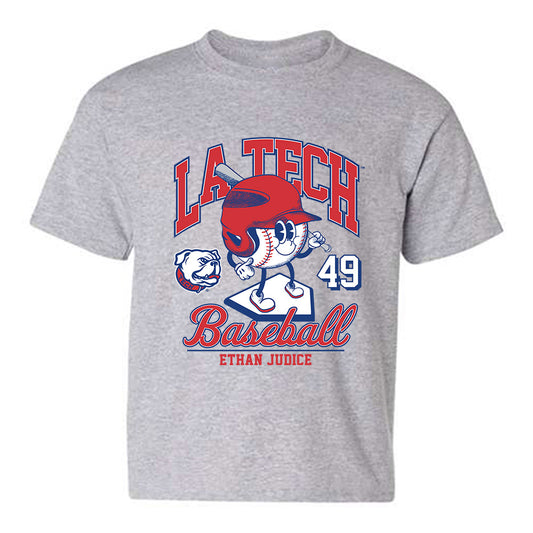 LA Tech - NCAA Baseball : Ethan Judice - Fashion Shersey Youth T-Shirt-0