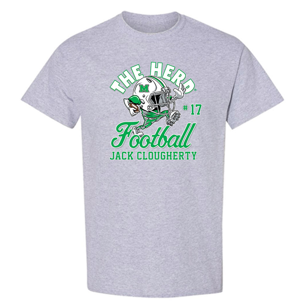 Marshall - NCAA Football : Jack Clougherty - T-Shirt-0