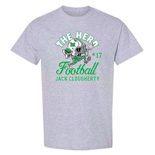 Marshall - NCAA Football : Jack Clougherty - T-Shirt-0