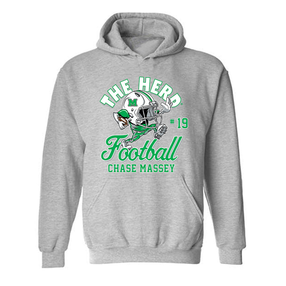 Marshall - NCAA Football : Chase Massey - Hooded Sweatshirt