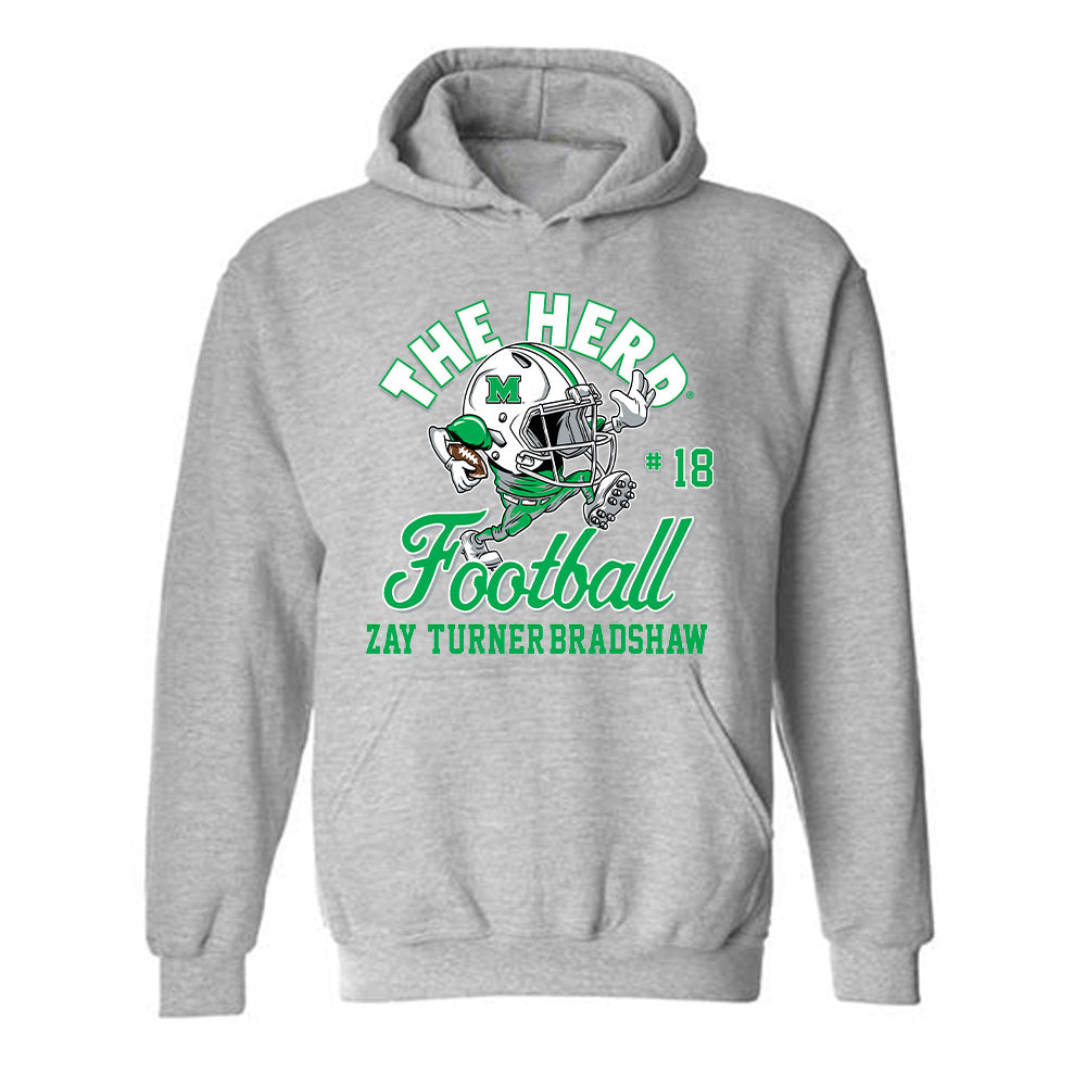 Marshall - NCAA Football : Zay Turner-Bradshaw - Hooded Sweatshirt-0