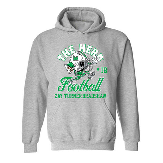 Marshall - NCAA Football : Zay Turner-Bradshaw - Hooded Sweatshirt-0