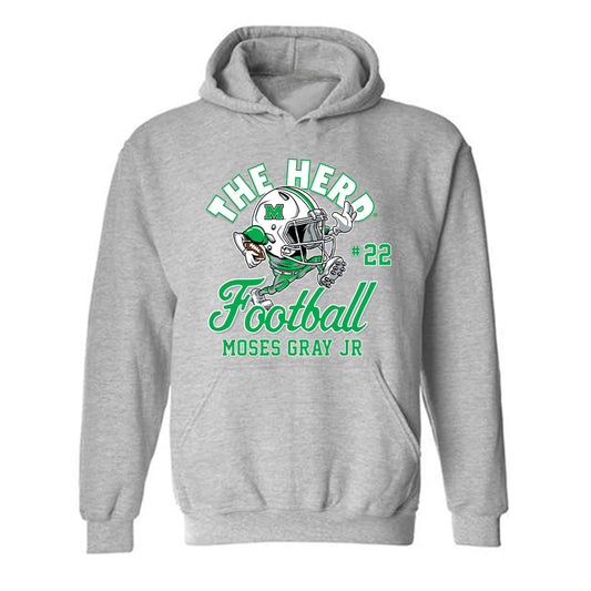 Marshall - NCAA Football : Moses Gray Jr - Hooded Sweatshirt