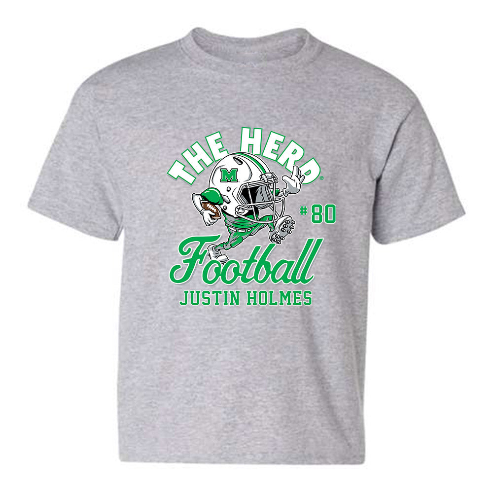 Marshall - NCAA Football : Justin Holmes - Youth T-Shirt