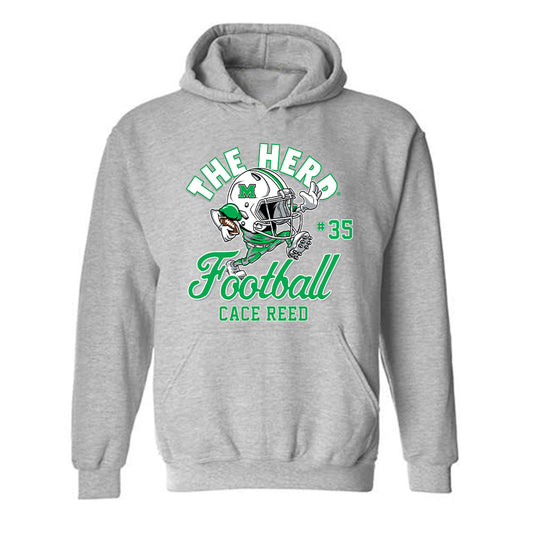 Marshall - NCAA Football : Cace Reed - Hooded Sweatshirt-0