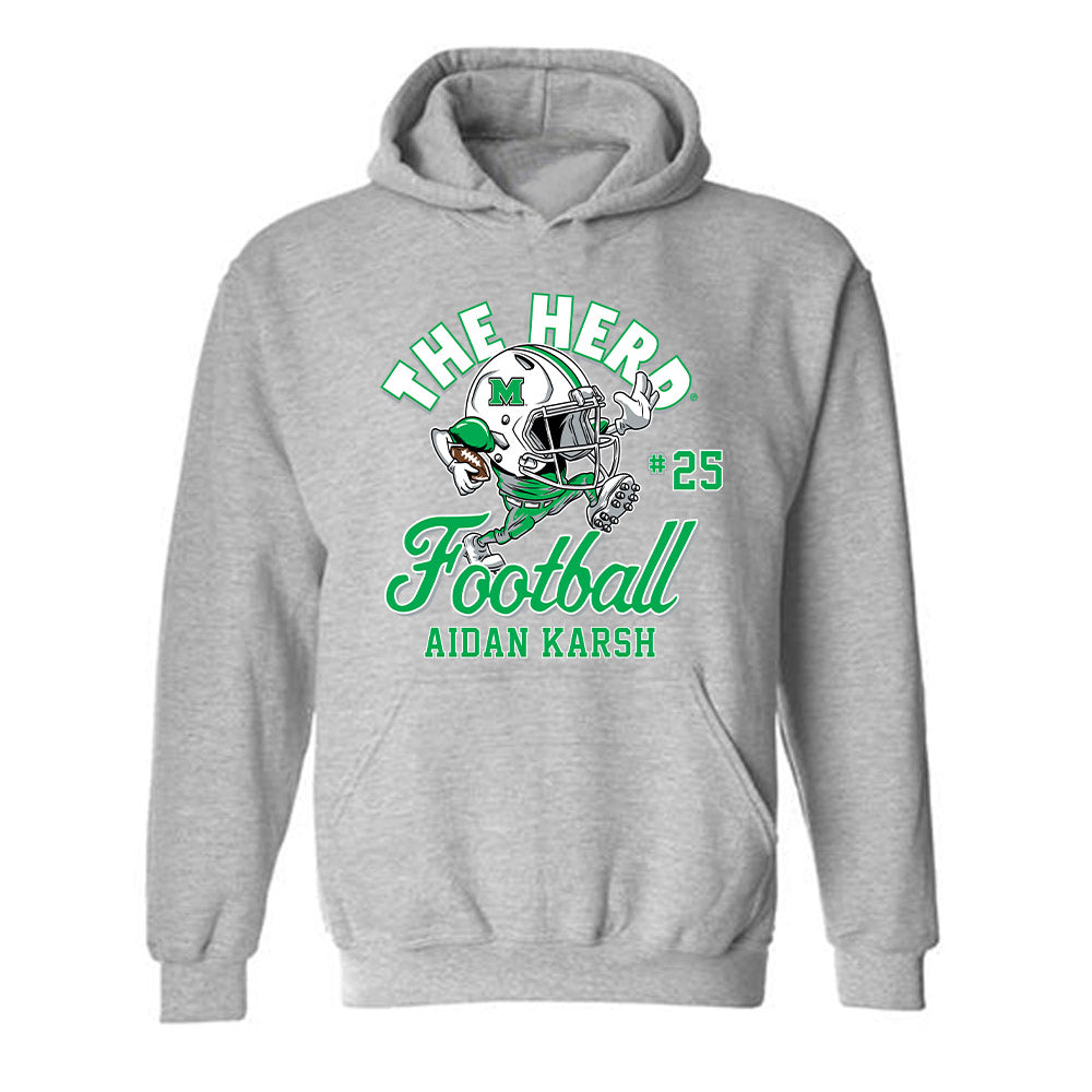 Marshall - NCAA Football : Aidan Karsh - Hooded Sweatshirt