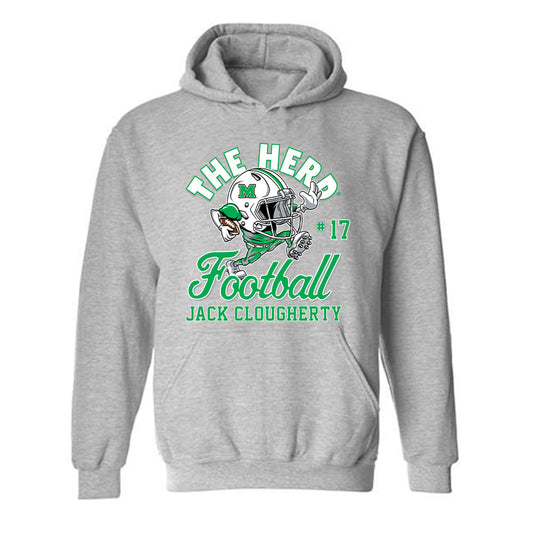 Marshall - NCAA Football : Jack Clougherty - Hooded Sweatshirt-0