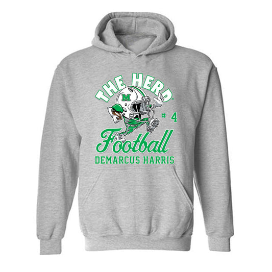 Marshall - NCAA Football : DeMarcus Harris - Hooded Sweatshirt