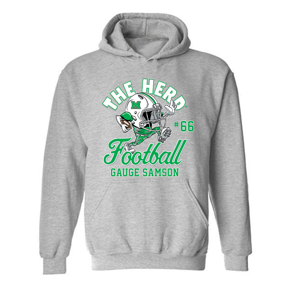 Marshall - NCAA Football : Gauge Samson - Hooded Sweatshirt