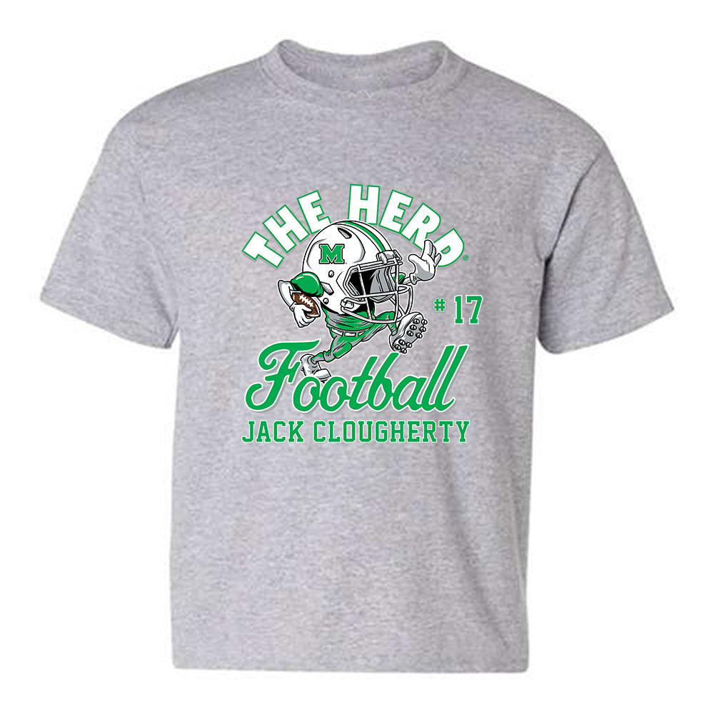 Marshall - NCAA Football : Jack Clougherty - Youth T-Shirt-0