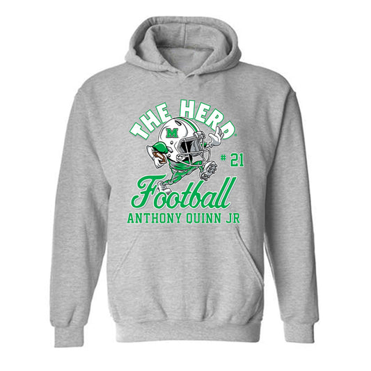 Marshall - NCAA Football : Anthony Quinn Jr - Hooded Sweatshirt-0