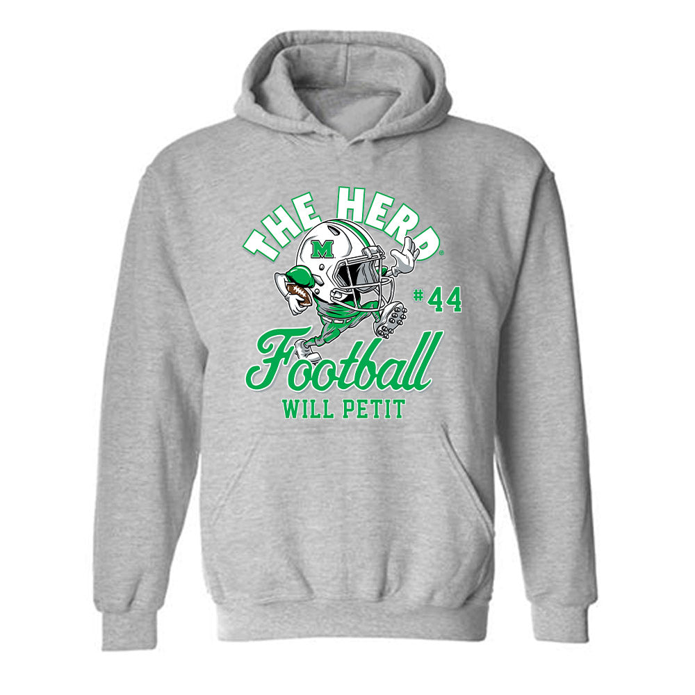 Marshall - NCAA Football : Will Petit - Hooded Sweatshirt