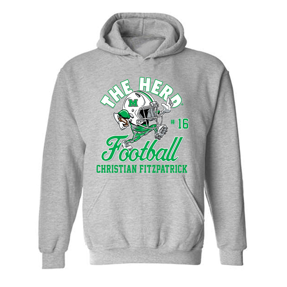 Marshall - NCAA Football : Christian Fitzpatrick - Hooded Sweatshirt