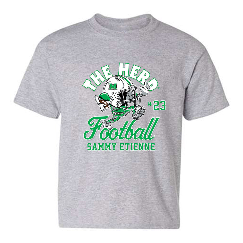 Marshall - NCAA Football : Sammy Etienne - Youth T-Shirt-0