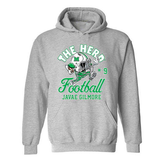 Marshall - NCAA Football : Javae Gilmore - Hooded Sweatshirt-0