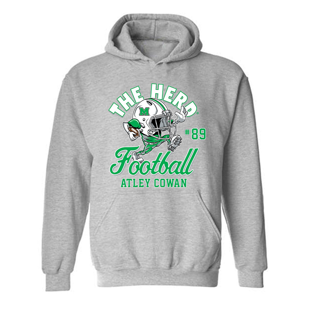 Marshall - NCAA Football : Atley Cowan - Hooded Sweatshirt-0