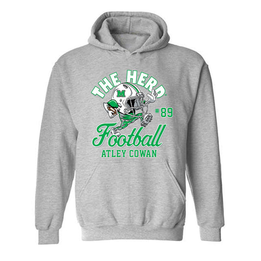 Marshall - NCAA Football : Atley Cowan - Hooded Sweatshirt-0